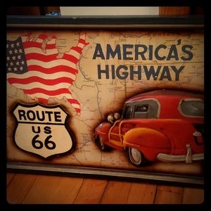 Route 66 vintage style sign
